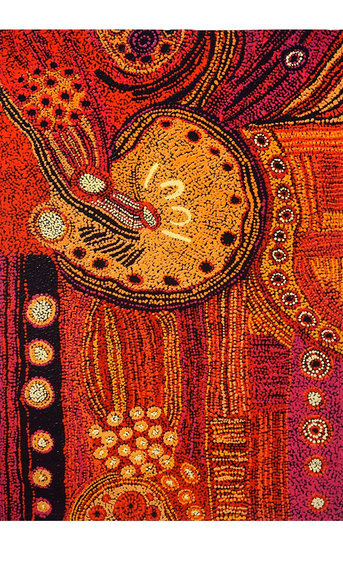 Aboriginal Art Cotton Tea Towel by Judy Watson (2)