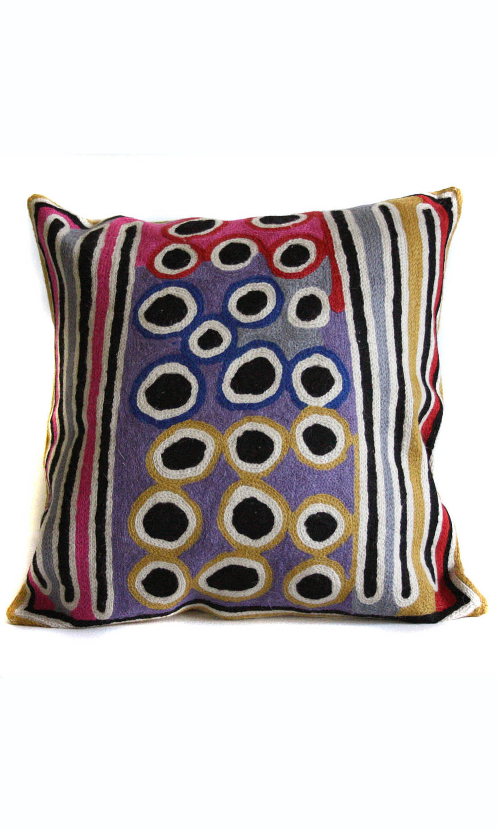 Aboriginal Art Cushion Cover by Betsy Lewis