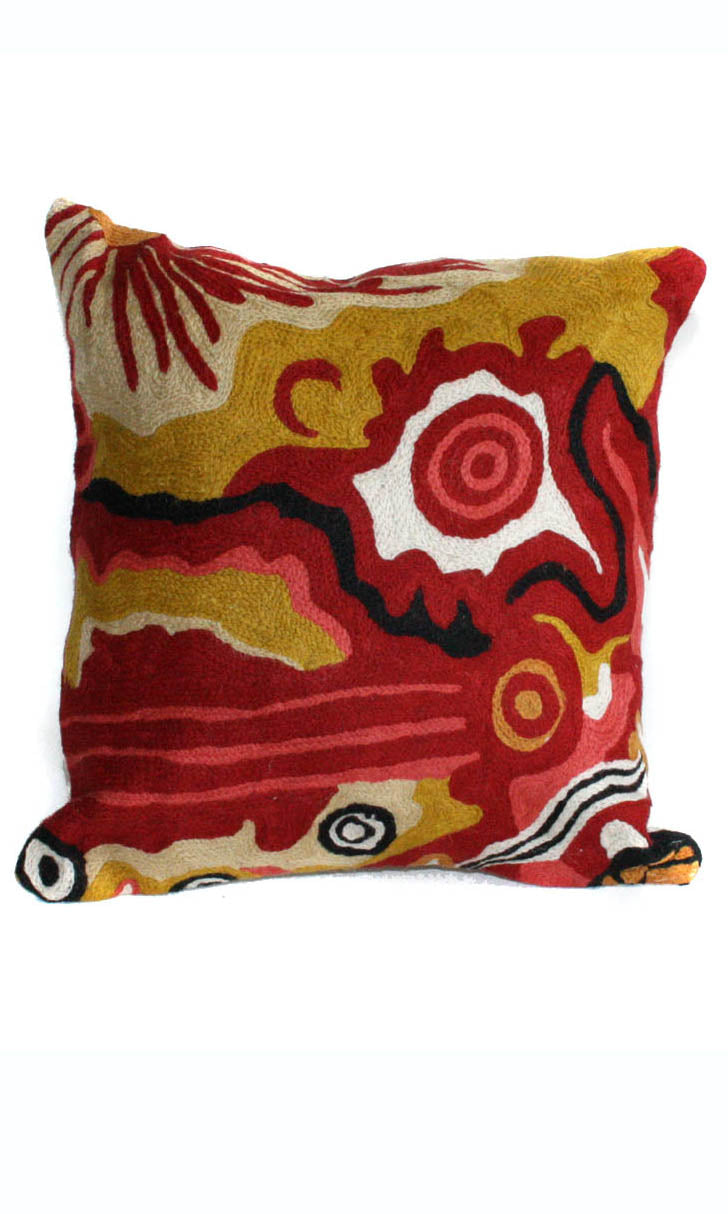 Aboriginal Art Cushion Cover by Damien & Yilpi Marks (2)