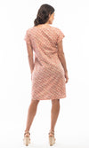 Cotton Dress Shift Short Sleeve Reversible Bibury