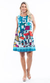 Cotton Dress Flaired Shift Houses