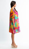 Rayon Shift Dress Loose Fit Digital, More Colours