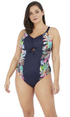 Pina Colada Midnight Non Wired Moulded Swimsuit