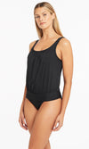 Essentials Blouson Multifit Singlet Black, Fits A Cup to C Cup