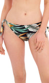 Bamboo Grove Jet Tie Side Bikini Brief, Special Order XS - XL