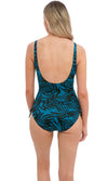 Palmetto Bay Zen Blue UW V-neck Swimsuit With Adjustable Leg