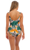 Jungle Falls Multi UW Twist Front Swimsuit With Adjustable Leg