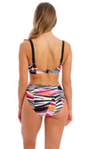 Sanoa Island Black UW Gathered Full Cup Bikini Top, Special Order D Cup to H Cup