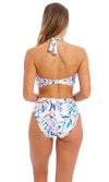 Calypso Harbour Multi UW Twist Bandeau Bikini Top