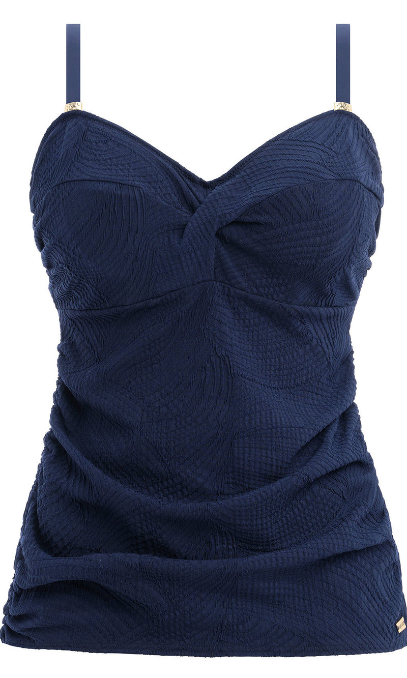 Ottawa Ink UW Twist Front Tankini Top, Special Order D Cup to G Cup