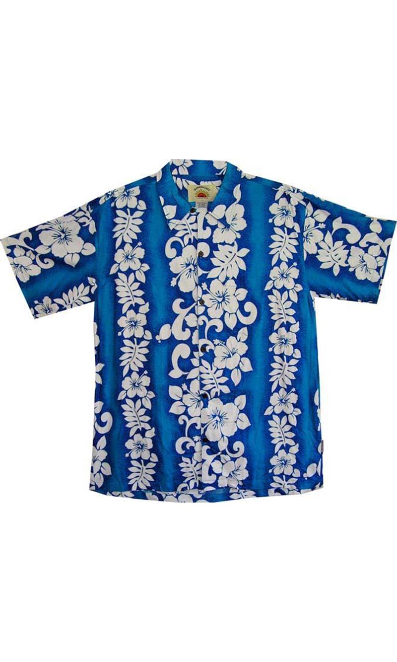 Rayon Kids Hawaiian Shirt Big Flower, More Colours