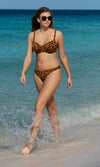 Roar Instinct Leopard UW Sweetheart Padded Bikini