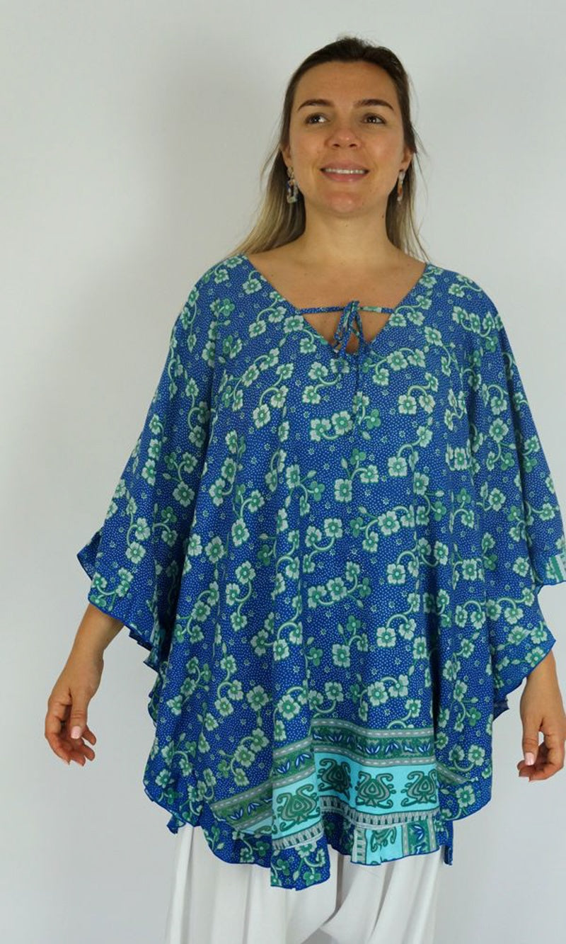 Rayon Top Jasmine Neptune, More Colours