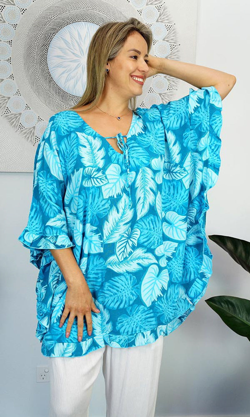 Rayon Top Jasmine Leaves, More Colours