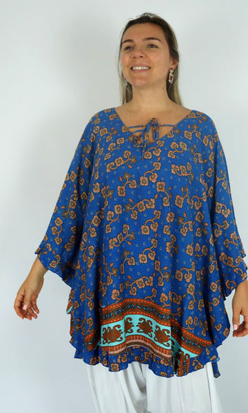 Rayon Top Jasmine Neptune, More Colours – Azure Beach and Resort Wear
