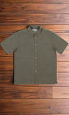 Bamboo Men's Shirt Khaki Jungle