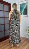Rayon Dress Chloe Long Leopard, More Colours