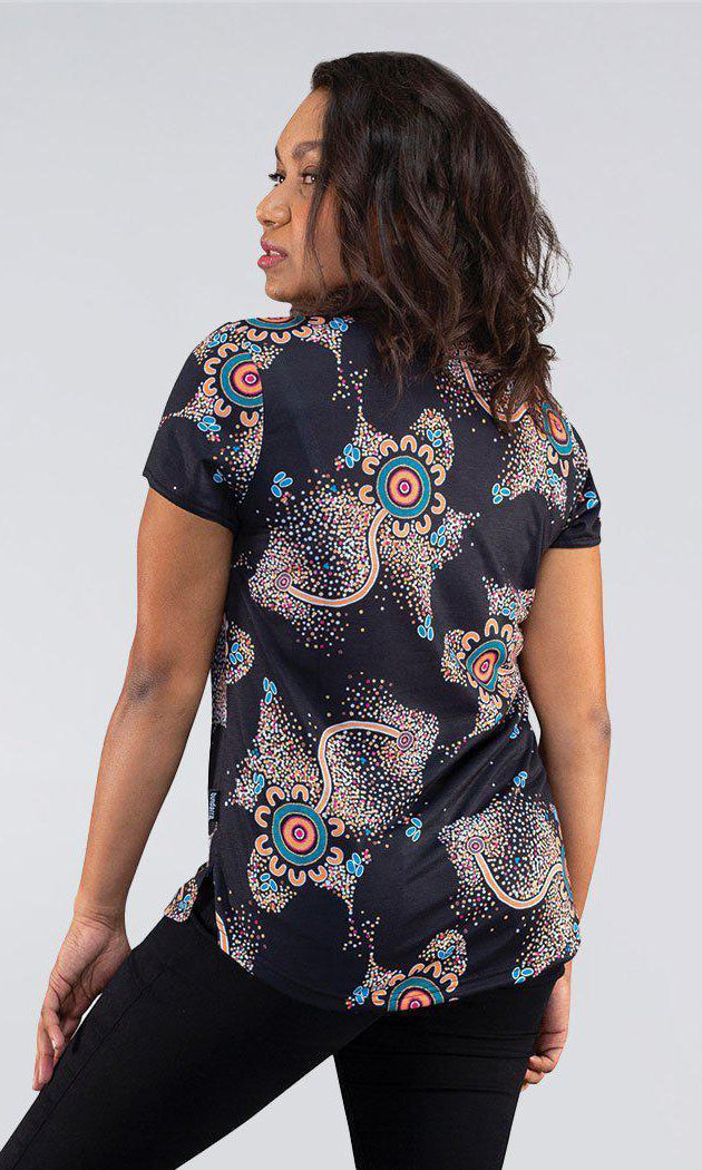 Aboriginal Art Fashion Top Our Beautiful Country