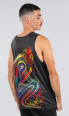 Aboriginal Art Singlet Rainbow Serpent OG