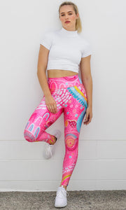 Aboriginal Art Adults Luxe Leggings Connection
