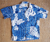 Rayon Hawaiian Shirt Solomans Blue