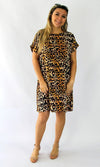 Rayon Dress Michelle Leopard, More Colours