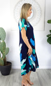Rayon Dress Newport Abstract, More Colours