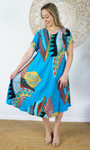 Rayon Dress Newport Aztec, More Colours