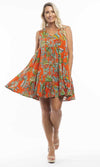 Rayon Short Layer Dress Pampelone