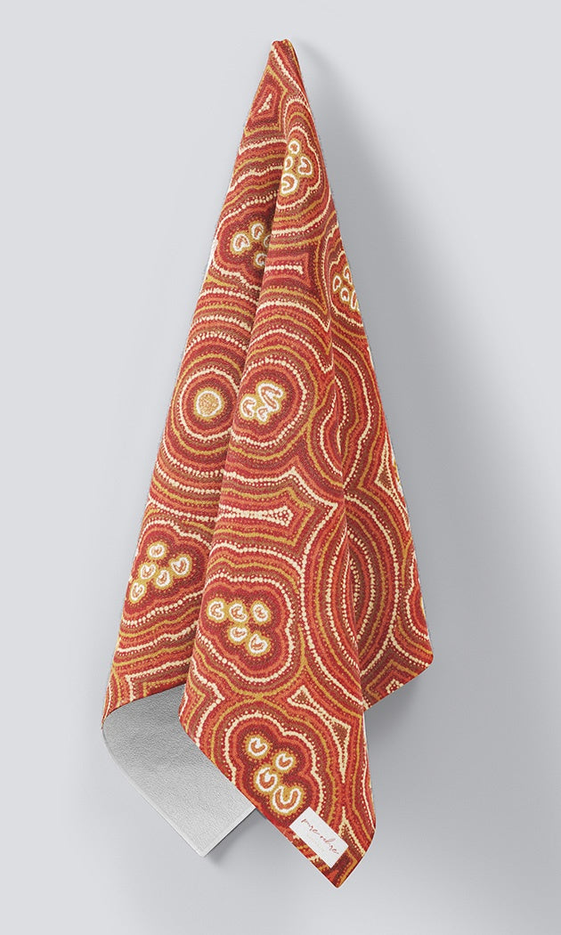 Aboriginal Art Beach Towel Lappi Lappi