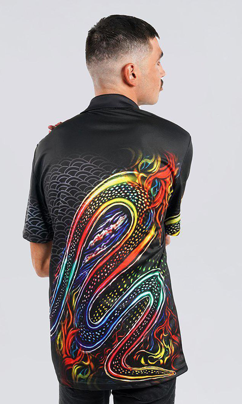 Aboriginal Art Unisex Polo Rainbow Serpent OG