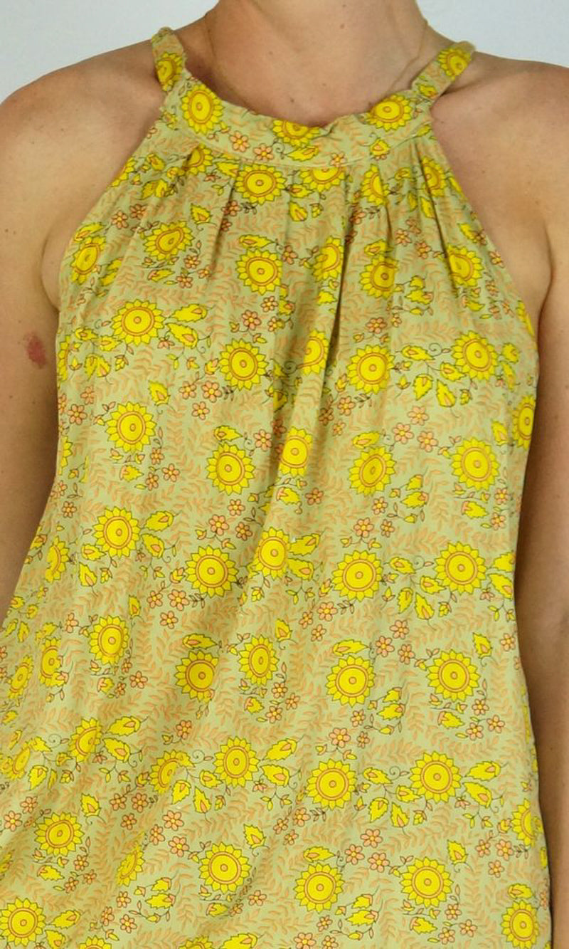 Rayon Dress Short Chloe Sunflower, More Colours
