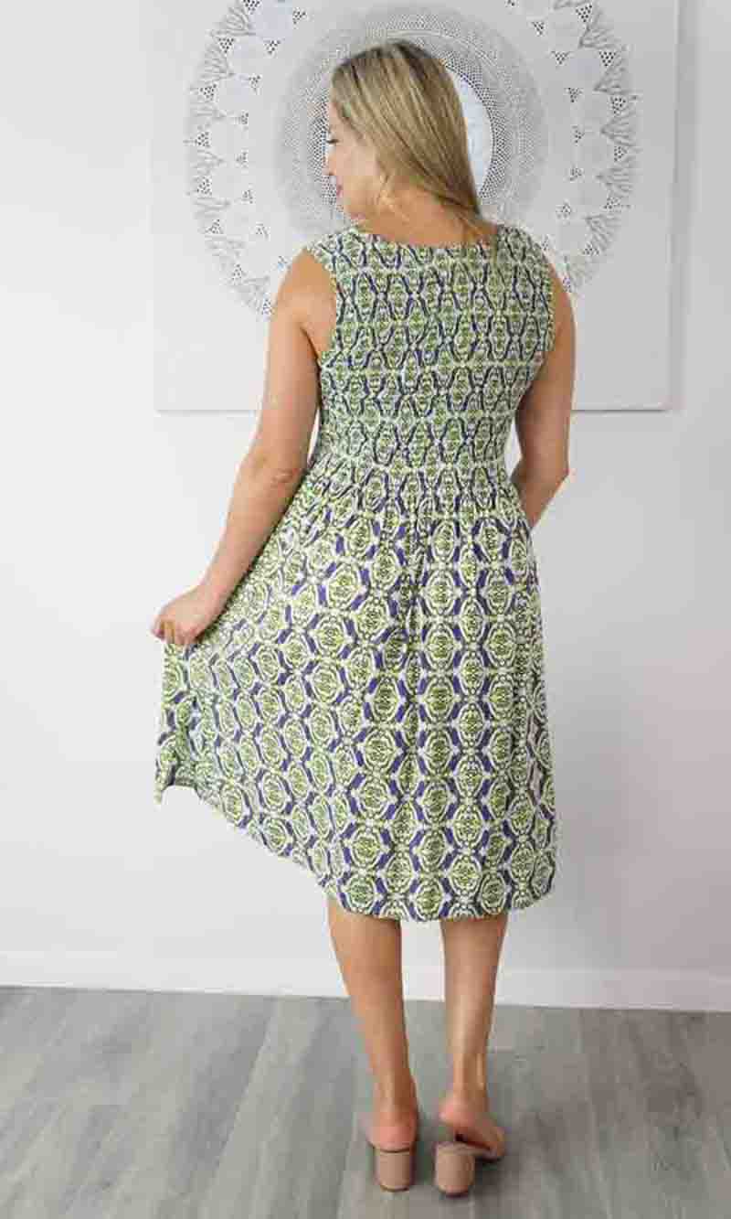 Rayon Dress Singlet Smock Meddle, More Colours