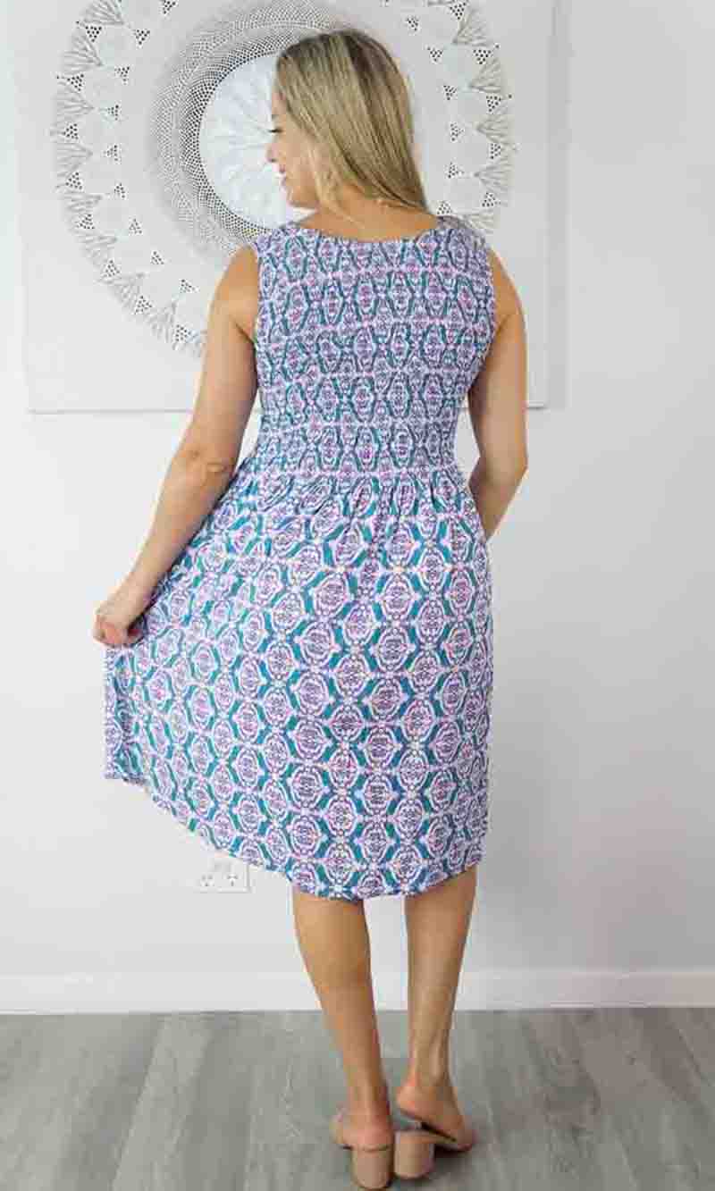 Rayon Dress Singlet Smock Meddle, More Colours