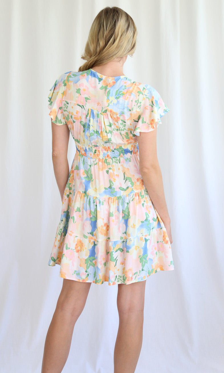 Rayon Dress Poppy Summertime