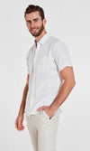 Linen Shirt Short Sleeve White