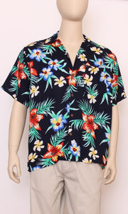 Rayon Hawaiian Shirt, Frangipani