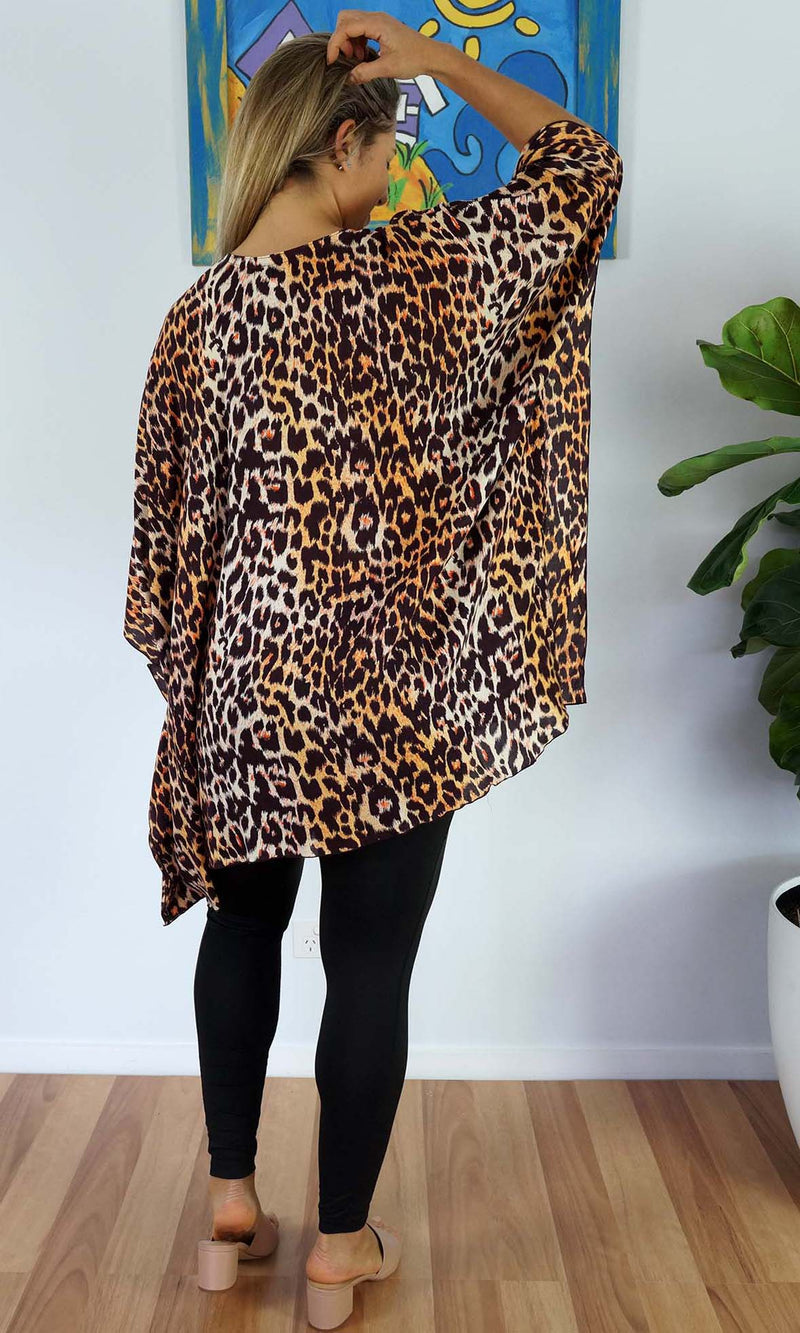 Rayon Tunic Short Leopard, More Colours