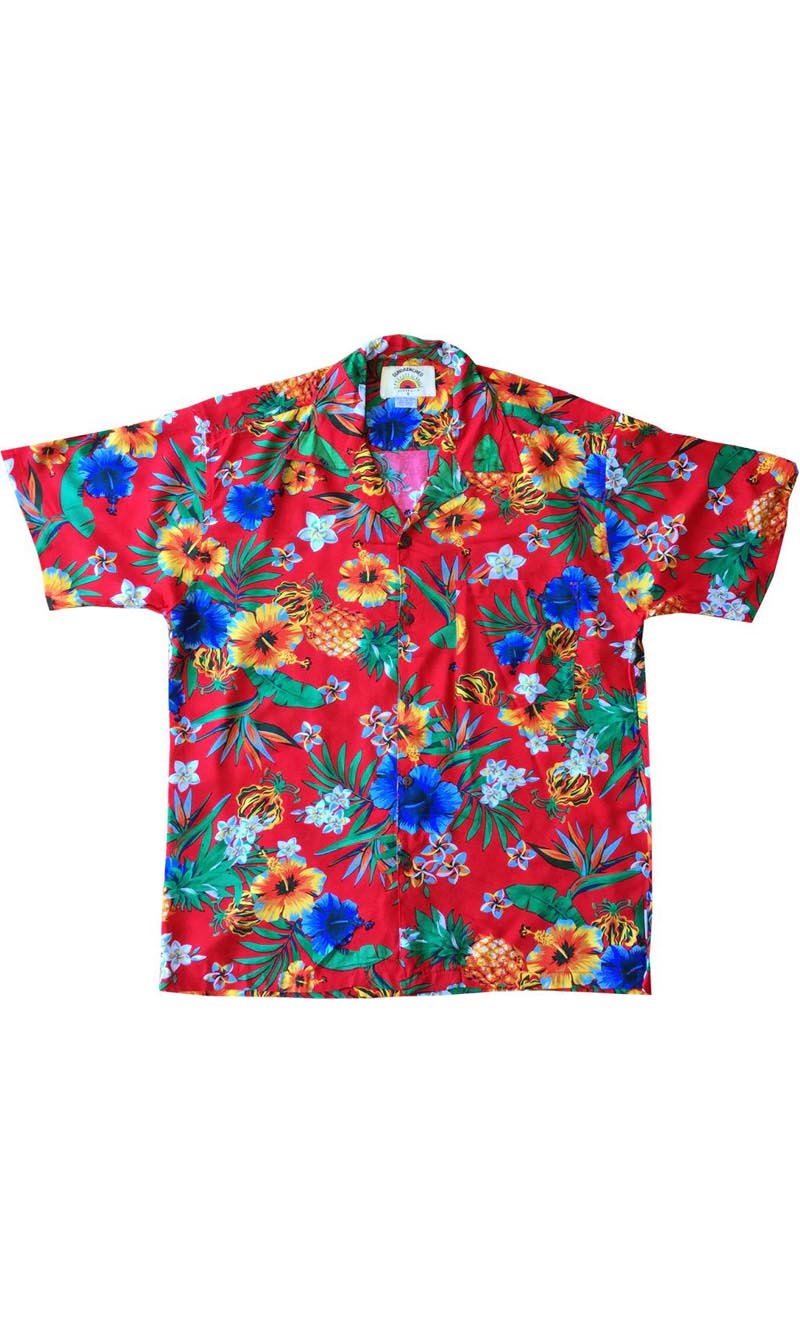 Rayon Hawaiian Shirt Sunshine, More Colous