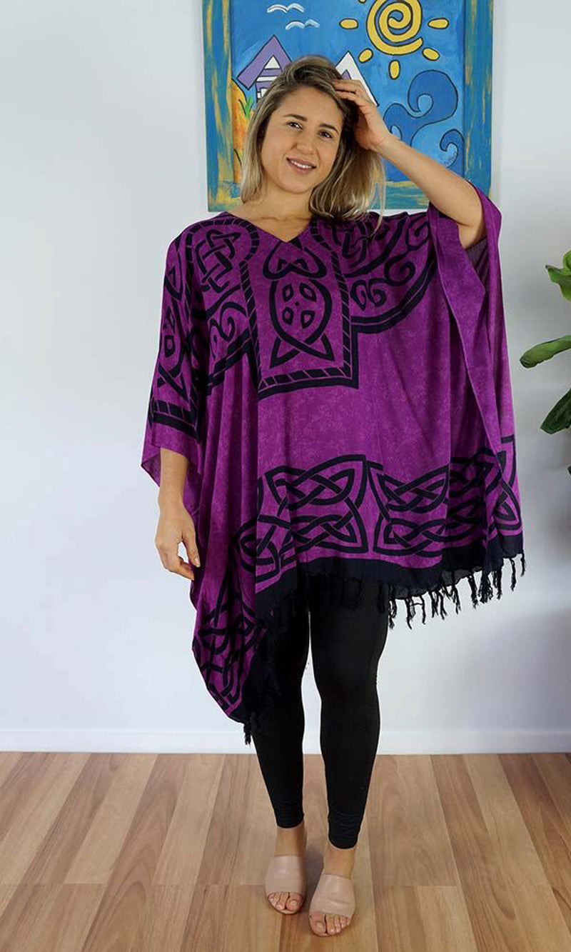 Rayon Cover Up V Neck Celtic, More Colours