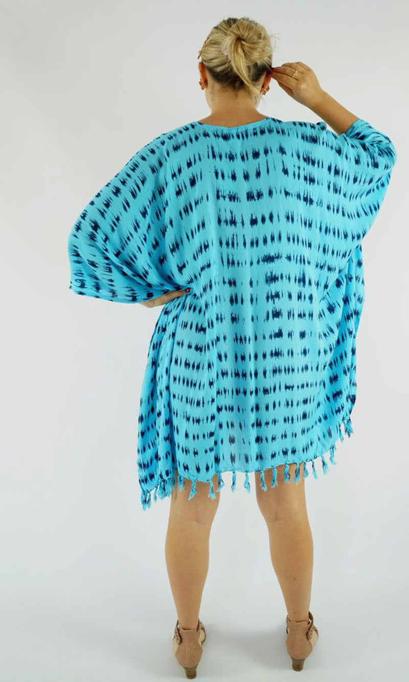 Rayon Cover Up V Neck Teardrop, More Colours