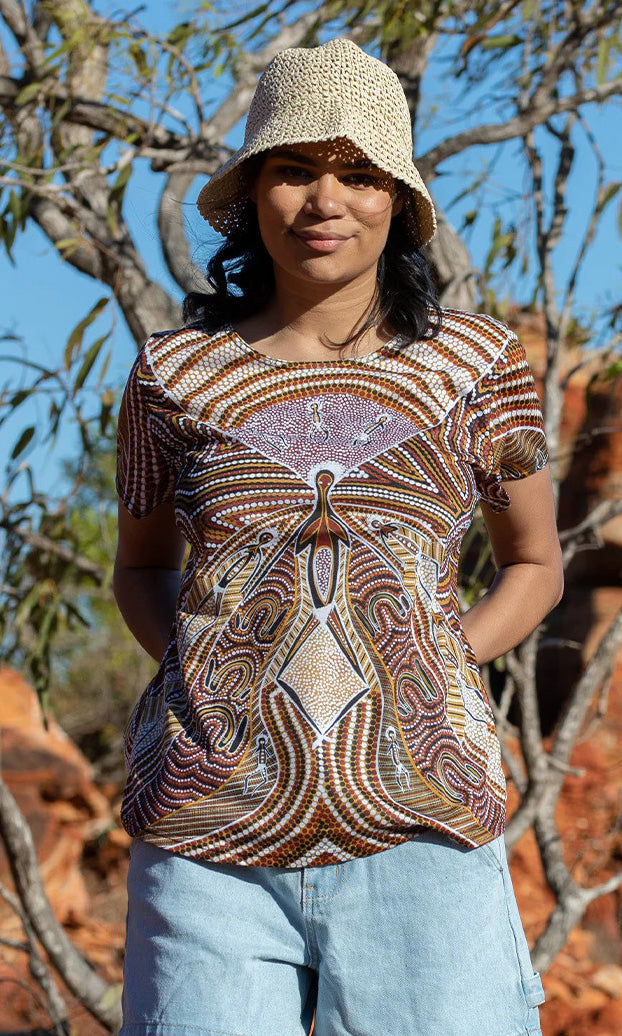 Aboriginal Art Fashion Top Mothers Strength