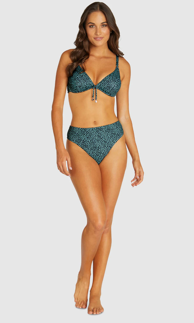 Zafari Rio High Waist Bikini Brief Olive