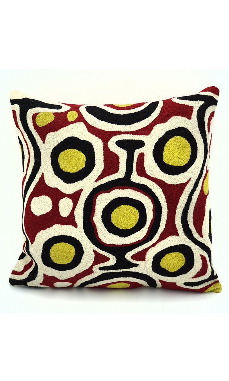 Aboriginal Art Cushion Cover by Willie Wilson (3)