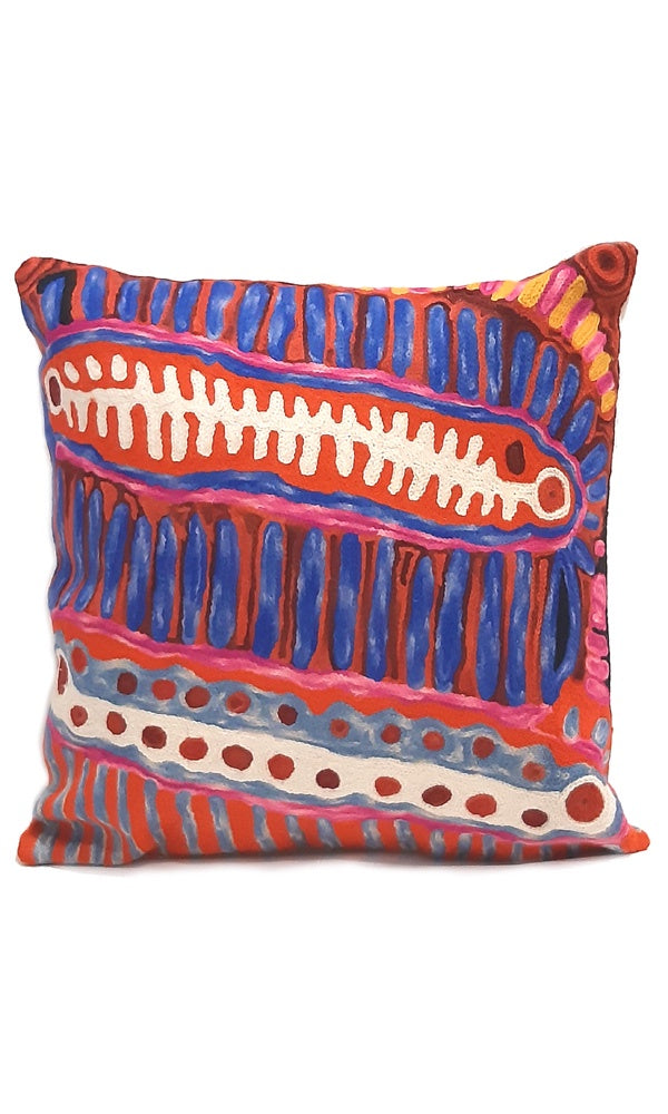 Aboriginal Art Cushion Cover by Murdie Nampijinpa Morris (2)