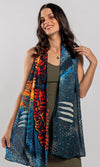 Aboriginal Art Scarf Heal Country - Elements