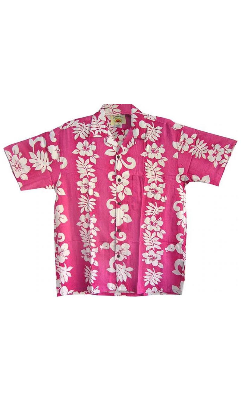 Rayon Hawaiian Shirt Big Flower. More Colours