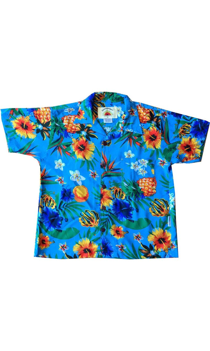 Rayon Kids Hawaiian Shirt Sunshine