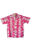 Rayon Kids Hawaiian Shirt Big Flower, More Colours