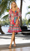 Rayon Shirred Dress Carrie, More Colours
